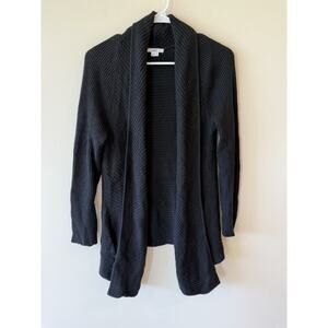 Helmut Lang Wool Blend Cardigan Black Sweater Size Small Cozy Luxury